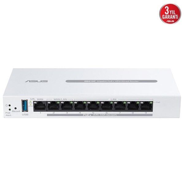 ASUS 8port Expertwıfı EBG19P Gigabit Vpn Router