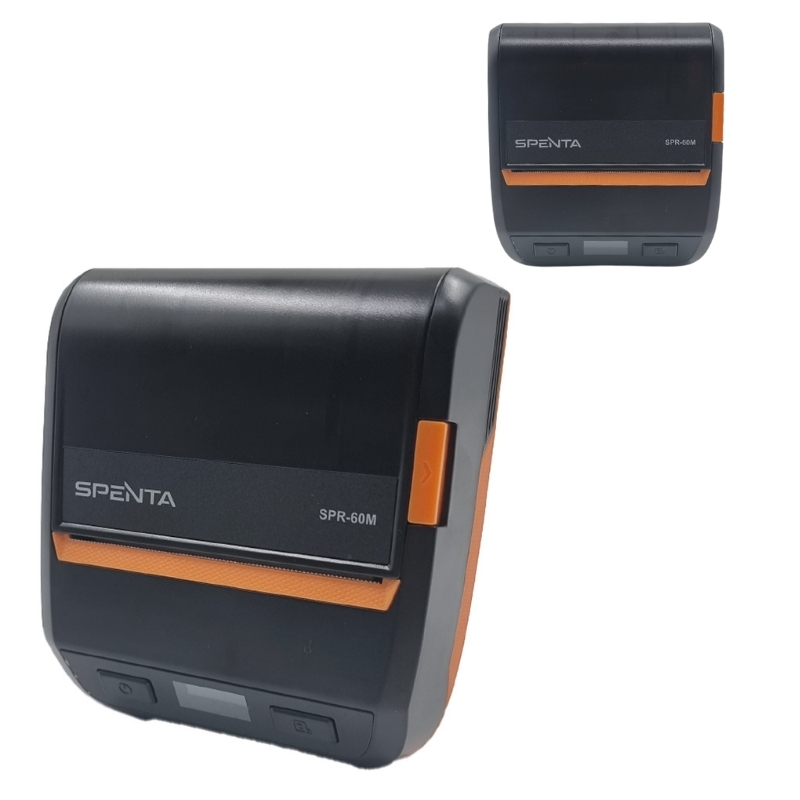 SPENTA 203dpi SPR-60M Thermal,Direct Thermal Kablosuz Taşınabilir Fiş Yazıcı