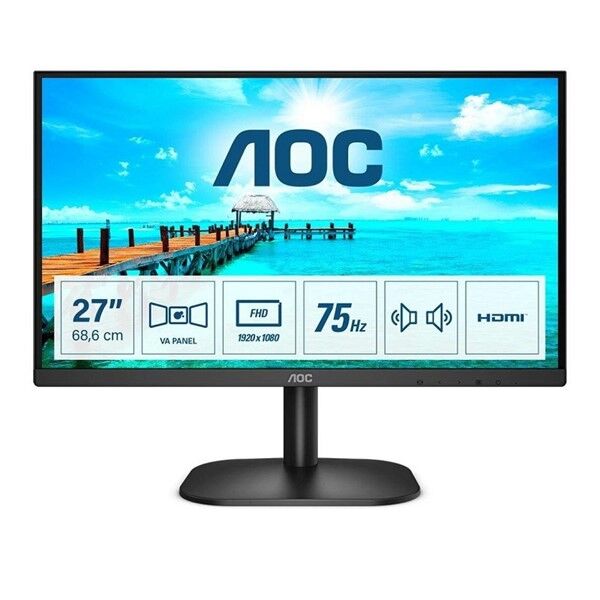 AOC 27'' VA 27B2AM 4MS 75Hz HDMI EV Ofis Tipi Monitör (1920 X 1080)