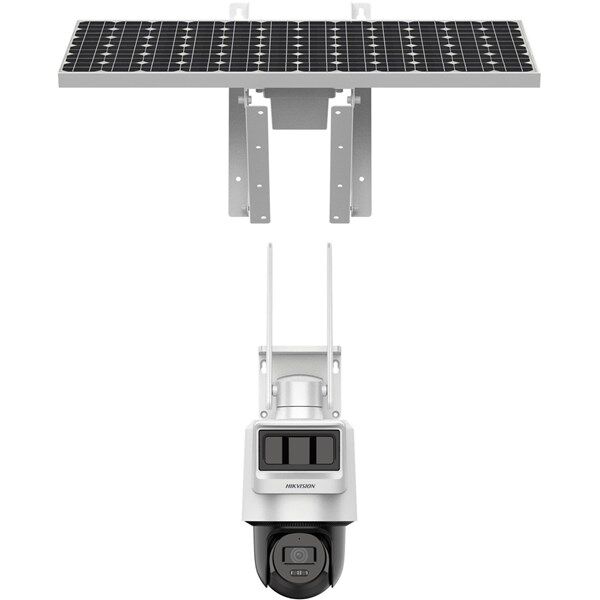 HIKVISION 4MP PT Speed Dome 2.8mm Pan-Tilt Solar IP Kamera (4G Sim Kart Destekli) DS-2DE2C400IWG-K/4G/C09S20