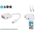 S-link SL-MHVS15 Mini HDMI to VGA+Audio (Yeni Versiyon) Çevirici