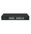 ODS 16port 200w FULL PoE 08ODS-16GP2U2S-200 GIGABIT 2X SFP Yönetilemez Switch
