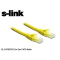 S-link SL-CAT602YE 2m Sarı CAT6 Patch Kablo
