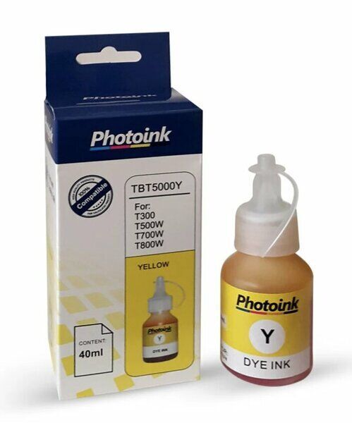 Tonerkopi Photoink Brother T300/500 Serisi Universal YL Mürekkep 40 ML