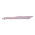 Everest KB-BT84 Pembe/Gri Bluetooth Ultra İnce+Şarjlı Q Mac/Win/Android/Ios Uyumlu Kablosuz klavye
