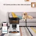 OVIOO QQ005 6 Litre Kameralı ve Uzaktan Wifi Bağlantılı Paslanmaz Kaseli Kedi ve Köpek Besleyici
