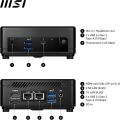 MSI CUBI 5 12M-406BEU CORE i5 1235U-32GB RAM-1TB NVME-FDOS MINI PC