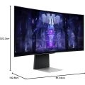 SAMSUNG 34'' OLED LS34BG850SUXUF 0.03MS 175Hz HDMI-DP Kavisli Gaming Monitör (3440 X 1440)