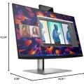 HP 23.8'' IPS  Z24M G3 4Q8N9AA 5MS 90HZ HDMI-DP USBC PIVOT VIDEO KONFERANS MONİTÖRÜ 2560X1440