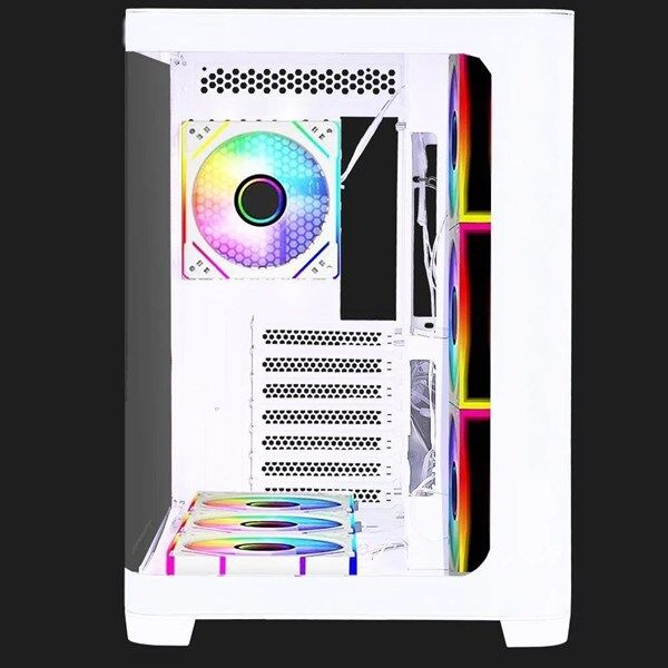 GAMEBOOSTER 850W 80+ BRONZE GB-G2852W-850W 7-FANLI GAMING MID-TOWER PC KASASI BEYAZ