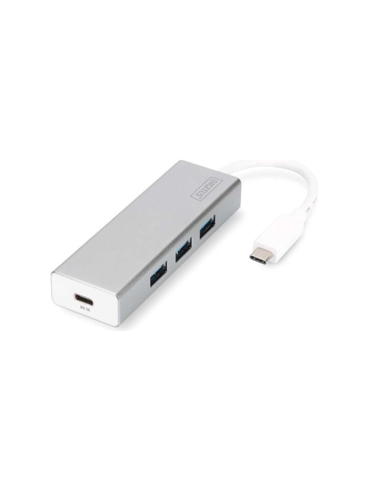 DIGITUS Gigabit USB 3.0 Ethernet Çoklayıcı Hub (DA-70250-1)