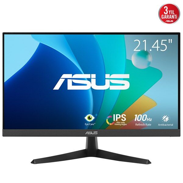 ASUS 21.5'' IPS VY229HF 1MS 100hz HDMI EV Ofis Tipi Monitör (1920 X 1080)