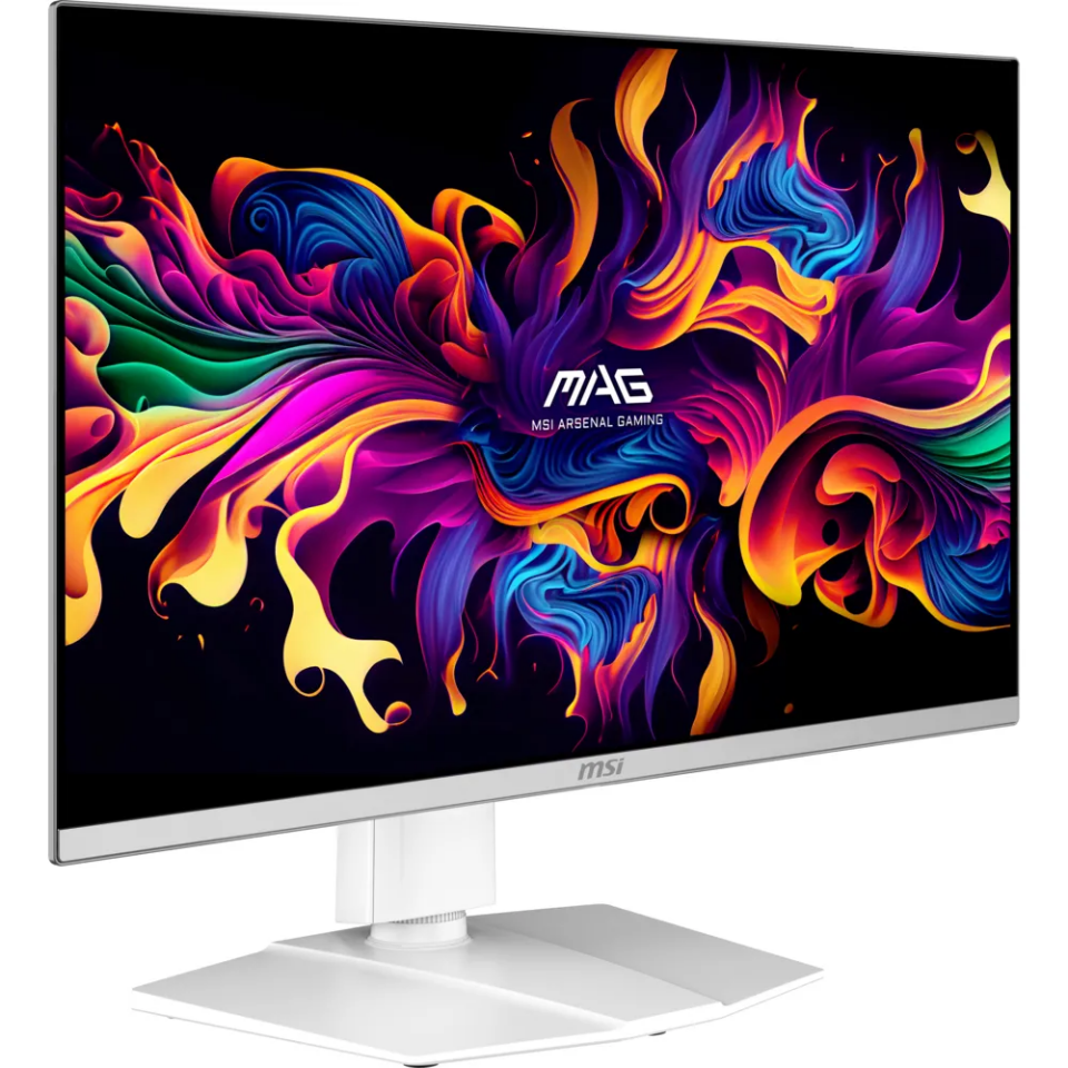 MSI 26.5'' MAG 272QPW QD-OLED X28 Flat 0.03ms FreeSync WQHD Beyaz Monitör