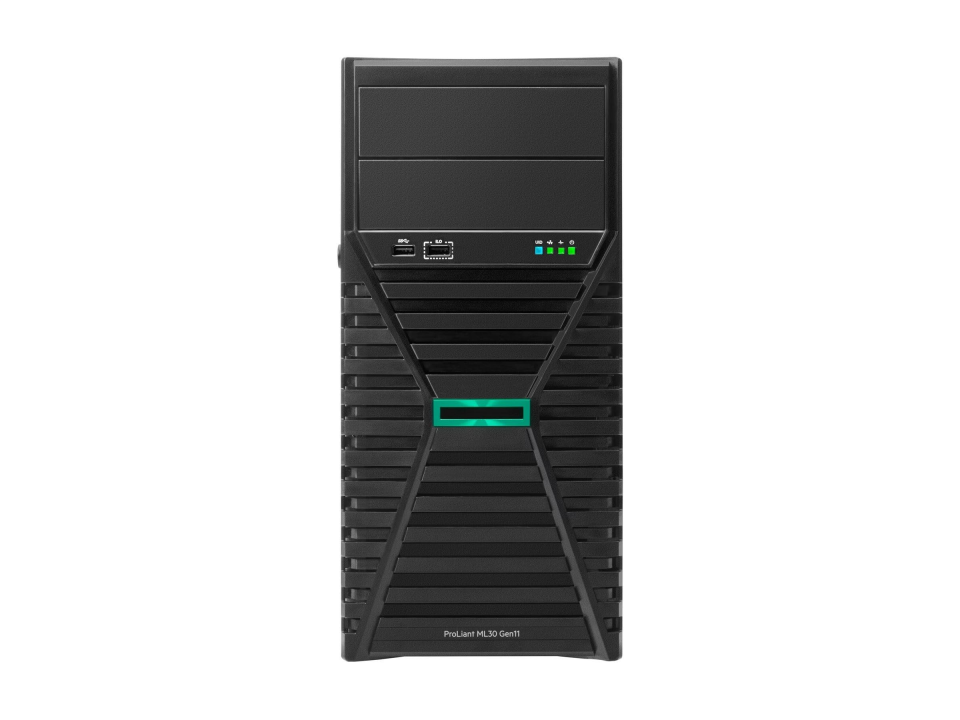 HPE ML30 GEN11 P71385-425 E2414-64GB DDR5 UDIMM-2X960GB SSD-2X1TB SATA Tower Sunucu (10469)