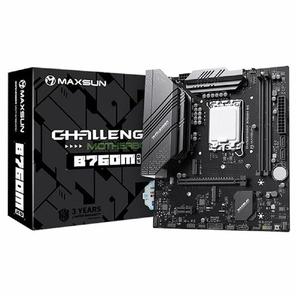 MAXSUN CHALLENGER B760M-N D5 V2 DDR5 HDMI PCIE 4.0 1700P MATX