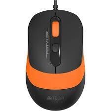 A4 TECH FM10 USB 1600dpi Optic Siyah/Turuncu Mouse
