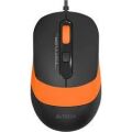 A4 TECH FM10 USB 1600dpi Optic Siyah/Turuncu Mouse