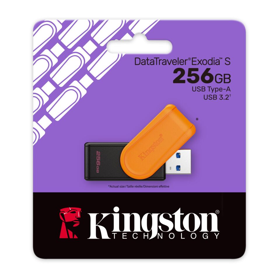 KINGSTON 256GB USB 3.2 EXODIA S DTXS/256GB Taşınabilir Bellek