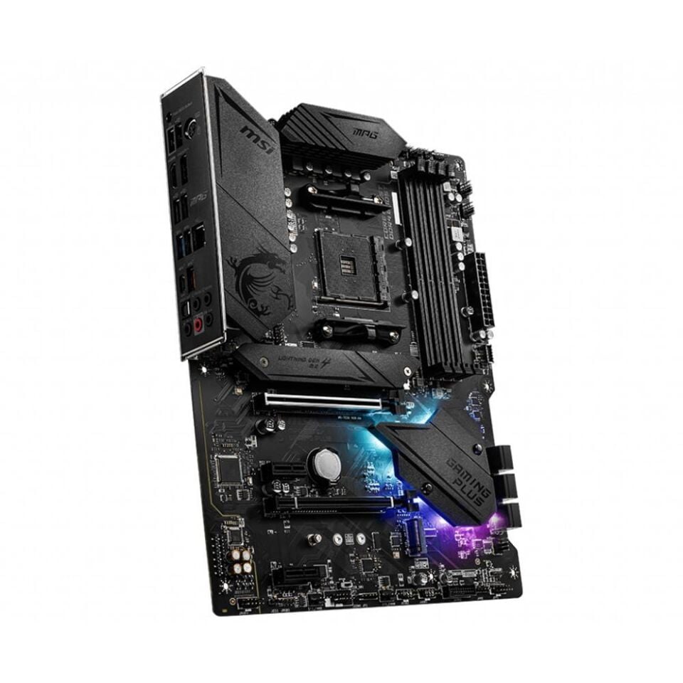 MSI MPG B550 GAMING PLUS DDR4 HDMI DP PCIe 16X v4.0 AM4 ATX (Outlet)