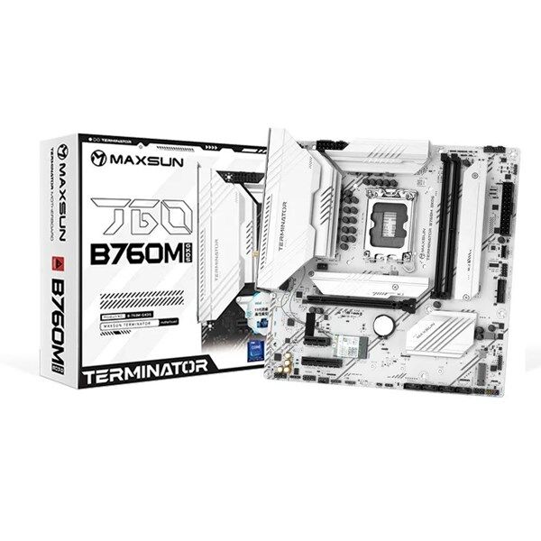 MAXSUN TEMINATÖR B760M GKD5 ICE DDR5 HDMI-DP PCIE 5.0 1700P MATX