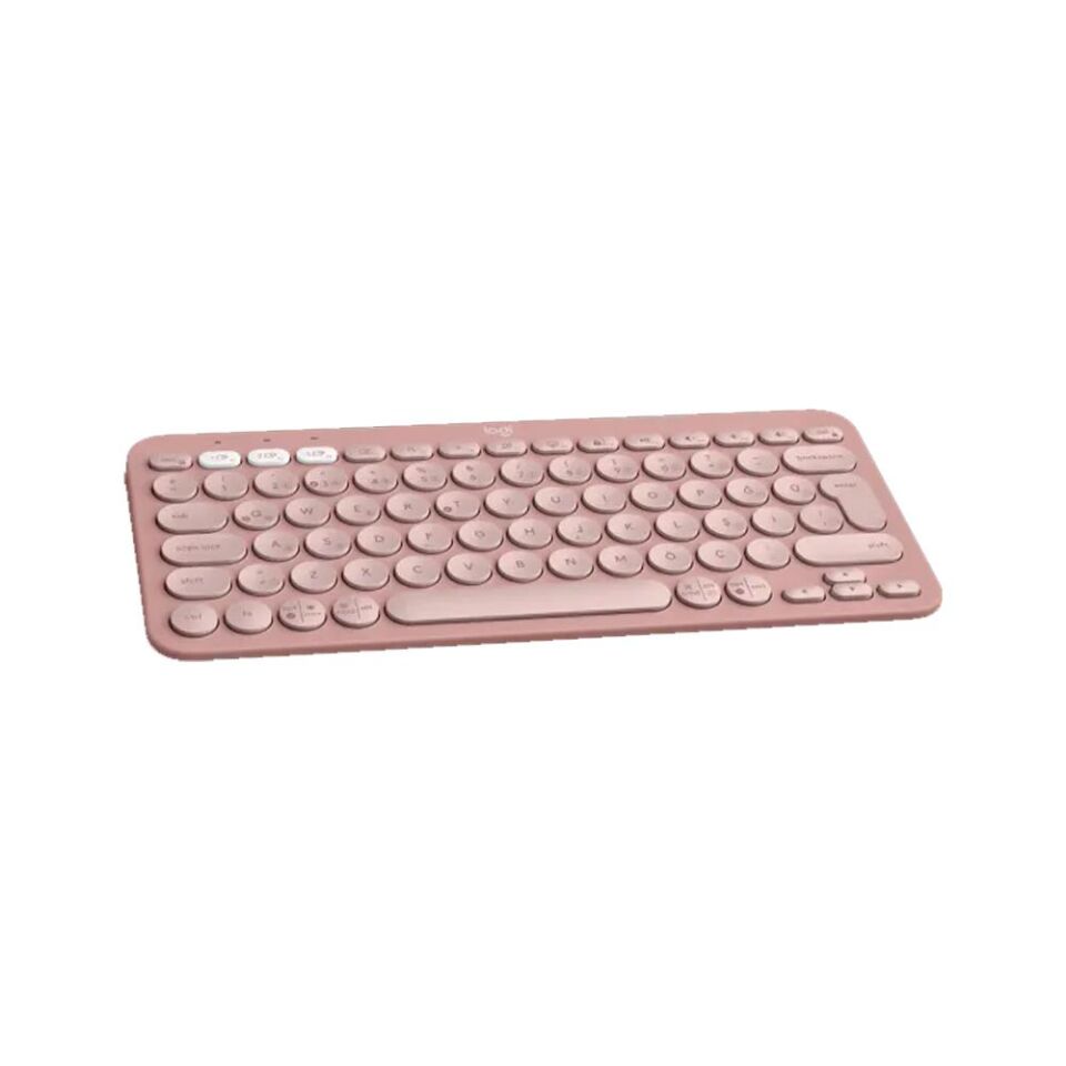 LOGITECH Pebble Keys 2 K380s Bluetooth Q Trk Rose Klavye (920-011861)