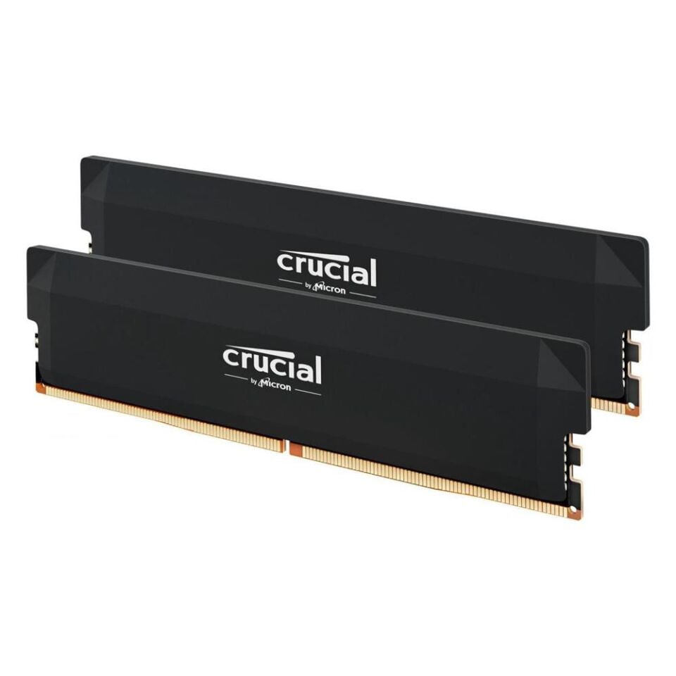 Crucial Pro OC 64GB (2x32GB) DDR5 6000MHz CP2K32G60C40U5W Soğutuculu