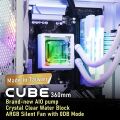 BITFENIX 360mm CUBE 360 AIO-360-WW27A-RP ARGB Sıvı Soğutmalı AM5-1851p İşlemci Fanı Beyaz