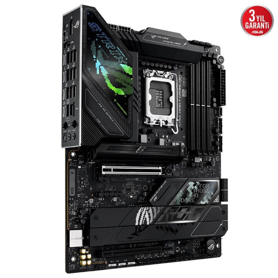 ASUS ROG STRIX Z890-F GAMING WIFI-7 DDR5 THUNDERBOLT-HDMI DP PCIE 5.0 1851p ATX