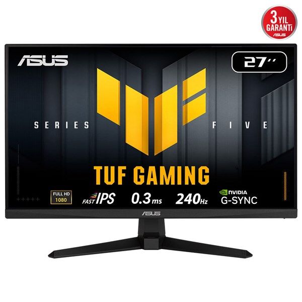 ASUS 27'' FAST IPS TUF GAMING VG279QM5A 0.3MS 240hz HDMI-DP Gaming Monitör (1920 X 1080)