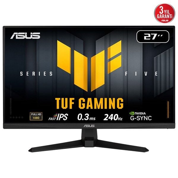 ASUS 27'' FAST IPS TUF GAMING VG279QM5A 0.3MS 240hz HDMI-DP Gaming Monitör (1920 X 1080)