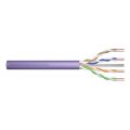 DIGITUS CAT6 Utp 23AWG Mor 500m Makara Saf Bakır Kablo 0.50mm DK-1613-VH-5