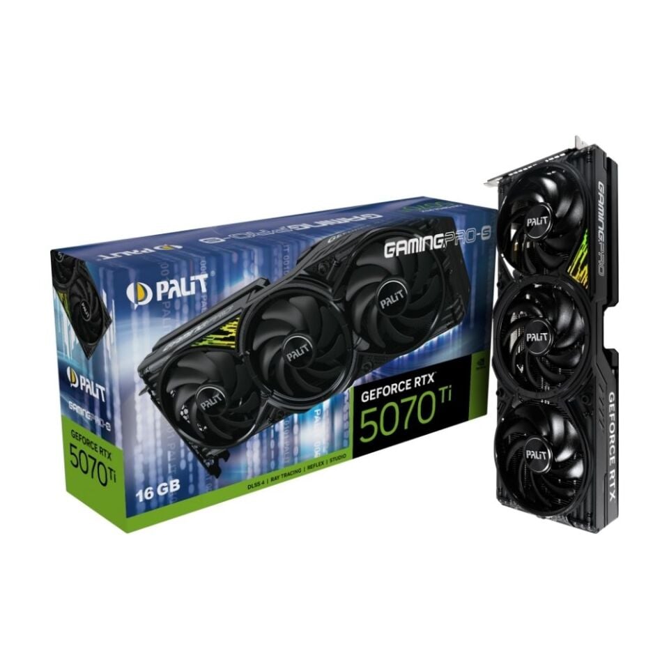 Palit RTX5070Ti GAMINGPRO-S OC 16GB 256Bit GDDR7