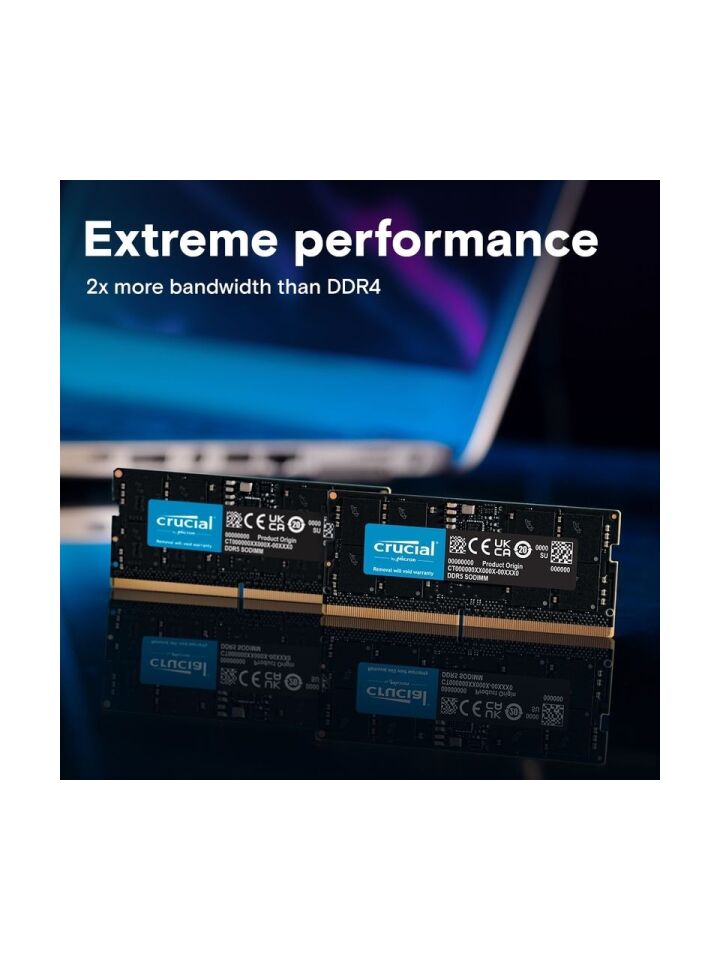 Crucial NTB 128GB (2x64GB) 5600MHz DDR5 CT2K64G56C46S5