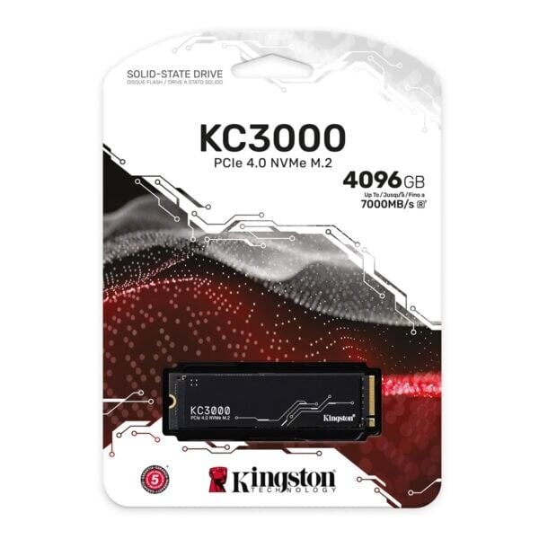 4 TB KINGSTON KC3000 NVMe M.2 GEN4 7000/7000 SKC3000D/4096G