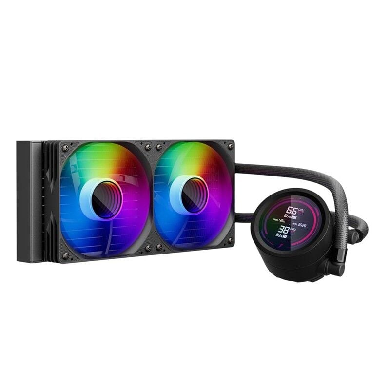 1ST PLAYER THUNDERSTORM TS4 240MM SİYAH ARGB DİJİTAL SICAKLIK GÖSTERGELİ AM5, AM4 / LGA 1851, 1700 İŞLEMCİ SIVI SOĞUTUCU