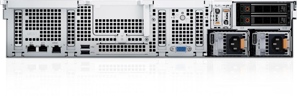 DELL Silver 4510 R760XS SPL1 64GB DDR5 RDIMM-2.4TB SAS-8X1.92TB SSD-2x700w Rack Sunucu (10975)
