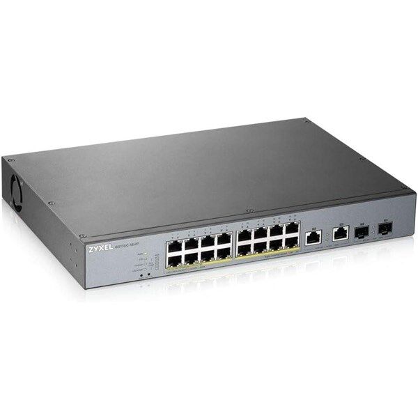 ZyXEL 16port PoE 250w GS1350-18HP GIGABIT 2X SFP Yönetilebilir Switch