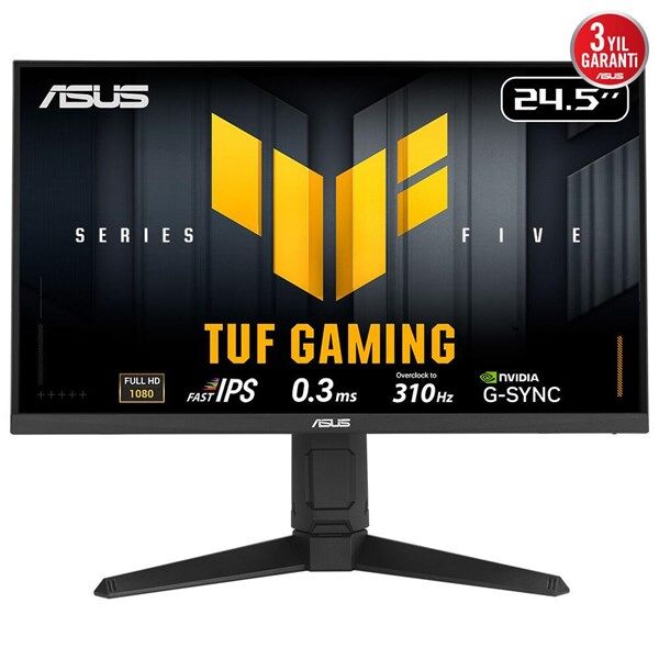 ASUS 24.5'' FAST IPS TUF GAMING VG259QMRL5A 0.3MS 310Hz HDMI-DP Gaming Monitör (1920 X 1080)