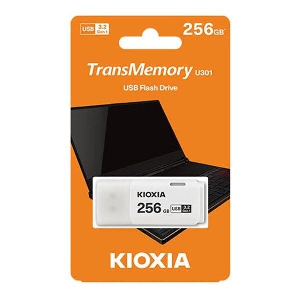 KIOXIA 256gb USB 3.2 U301 Siyah Taşınabilir Bellek