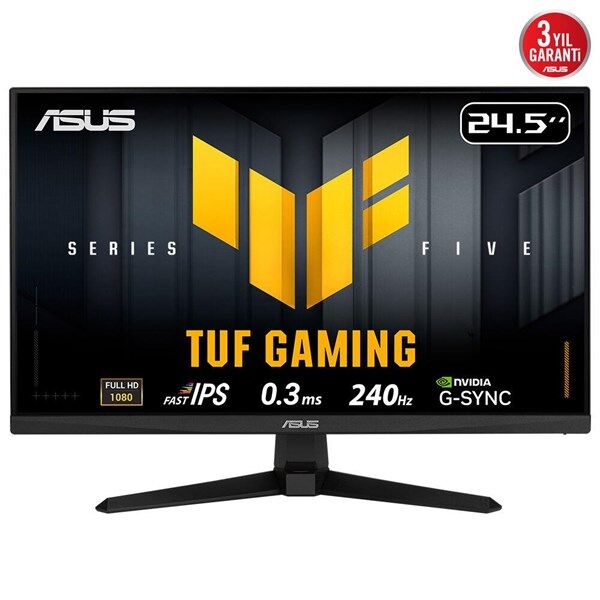 ASUS 24.5'' FAST IPS TUF GAMING VG259QM5A 0.3MS 240hz HDMI-DP Gaming Monitör (1920 X 1080)