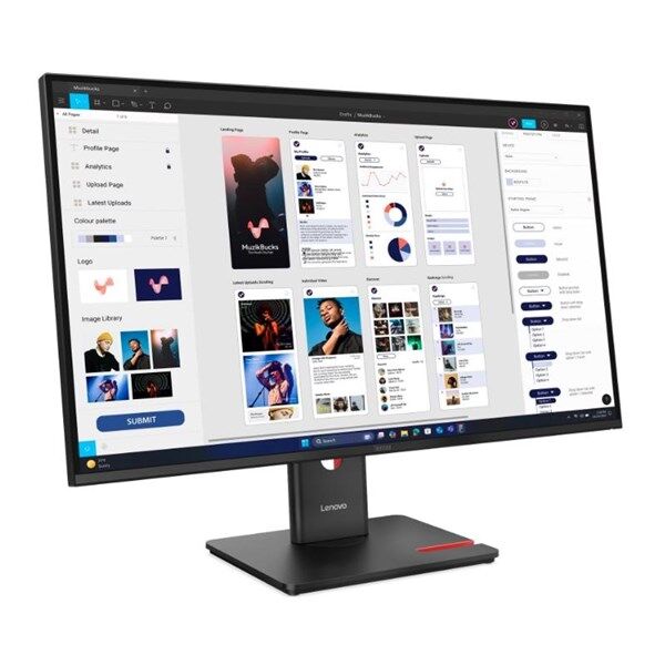 LENOVO 31.5'' IPS T32UD-40 64B0GAT1TK 4MS 60HZ HDMI-DP TYPEC RJ45 KURUMSAL MONİTÖR 3840X2160