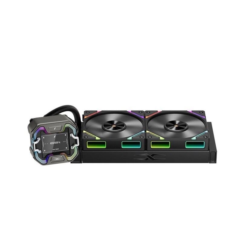 1ST PLAYER X STARSHIP 240MM SİYAH ARGB IPS 2.4'' DİJİTAL EKRANLI AM5,AM4 / LGA1851, LG 1700 PREMIUM İŞLEMCİ SIVI SOĞUTUCU