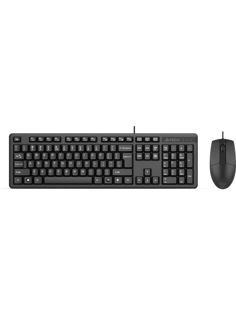 A4 Tech KR-3330S Q Klavye Mouse Set FN-MM Siyah