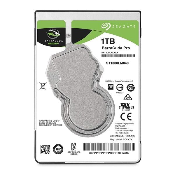 SEAGATE 2,5'' 1TB BARRACUDA ST1000LM049 7200rpm 128mb SATA-3 Notebook Harddisk