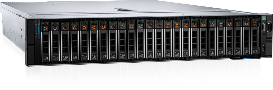 DELL Silver 4510 R760XS SPL1 64GB DDR5 RDIMM-2.4TB SAS-8X3.84TB SSD-2x700w Rack Sunucu (10975)