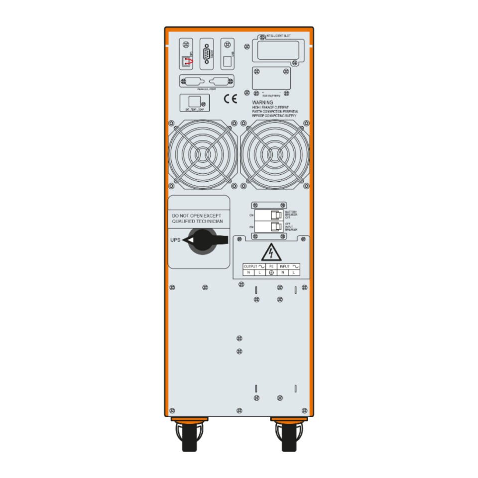 MAKELSAN 6KVA POWERPACK SE ONLINE 1/1F LCD EKRAN TOWER UPS Ücretsiz Kurulum 16x 12V 7 Amper