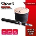 Qport Q-CATFLASH 23AWG CAT6 500mt LSZH Outdoor Kablo