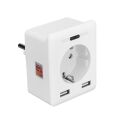S-Link Swapp SL-04 10A Akım Korumalı Akıllı Priz 2 USB 2.4 Ghz Wifi TUYA Destekli