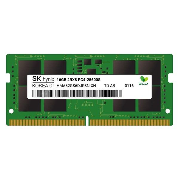 HyNIX 16GB DDR4 3200MHZ ECC NOTEBOOK RAM VALUE HMA82GS7DJR8N-XN