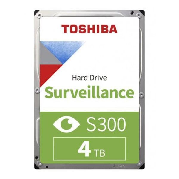 TOSHIBA 3.5'' 4TB S300 HDWT840UZSVA 5400 RPM 128MB SATA-3 Güvenlik Diski
